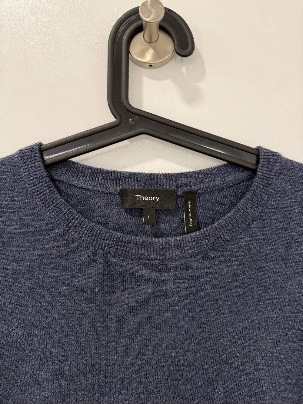 Theory Men's Crewneck Sweater - Navy Blue